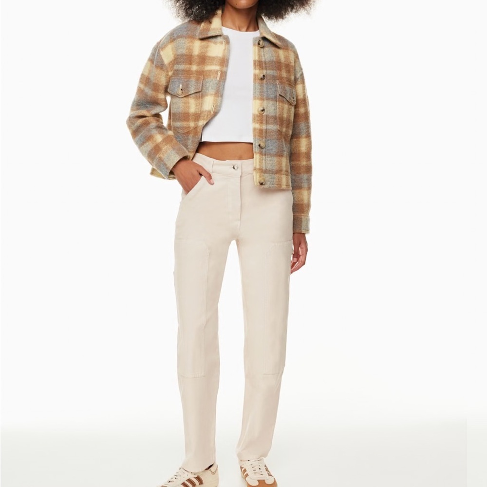 Wilfred Free Aritzia Brennan High Rise Utility Pants Birch Size 6